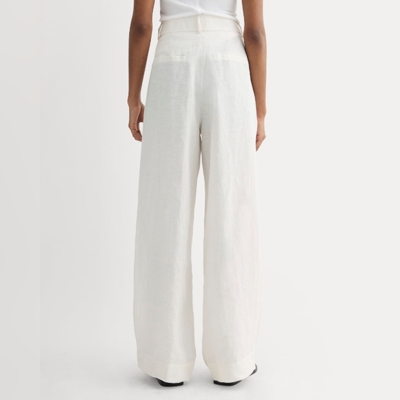 Everlane 100% Linen Pants. Green. Size 6. Waist 29. Perfect Condition. - Picture 15 of 17